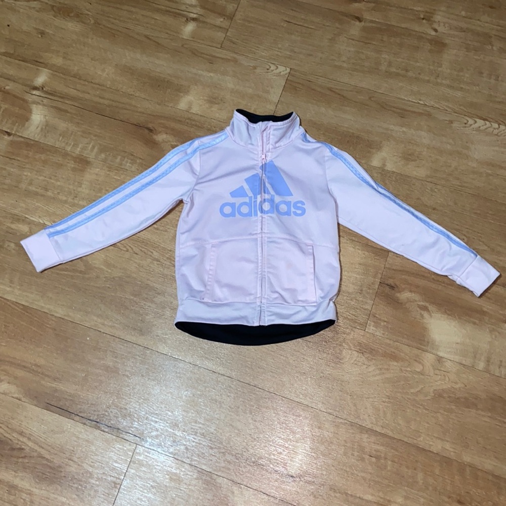 adidas Toddler Girl 4T Pink and Purple Jacket